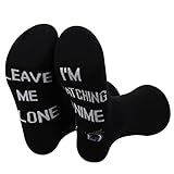 ZJXHPO Manga Anime Lover Socks - Kawaii Gift for Fans - Leave Me Alone I'm Watching Anime Novelty (Leave Anime)
