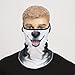 CHICTRY Animal Half Face Mask Thin Balaclava Face Mask Neck Warmer for Cycling Bike Outdoor Sports Type 6 One Size