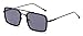 Produktbild LHSDMOAT Mode Sonnenbrille Für Herren Damen, Vintage Tony Stark Edith Sunglases, Retro Metall rahmen Iron Man Brille, UV400 Brillen, Deko Brillenfassungen