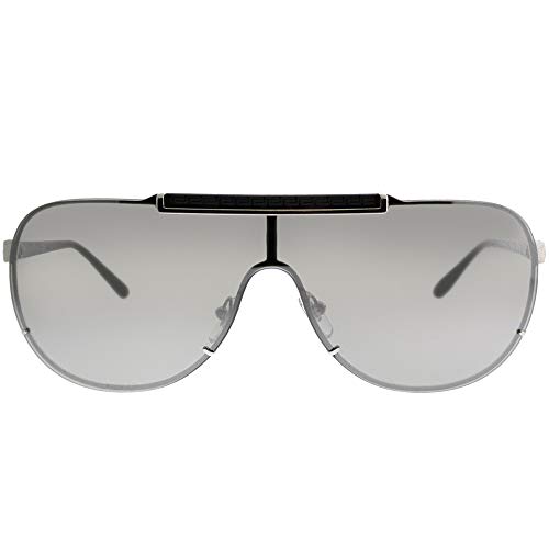 Versace Women's Greca Shield Sunglasses, Silver/Silver, One Size - image 3