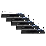 Contenu de livraison : 5x rubans d'encre | Accessoires électroniques, pièces et batteries de rechange - de la marque vhbw