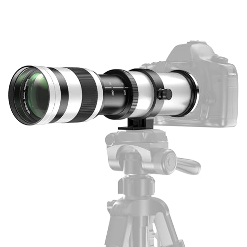 Generic �J�����]�������Y�ARF�����YF8.3����F16 420mm����800mm�}�j���A���t�H�[�J�XMF�Y�[�������Y�A�����w�g�����X�~�b�V�����ARF�}�E���g�~���[���X�J�����p��SLR�J���������Y (��)