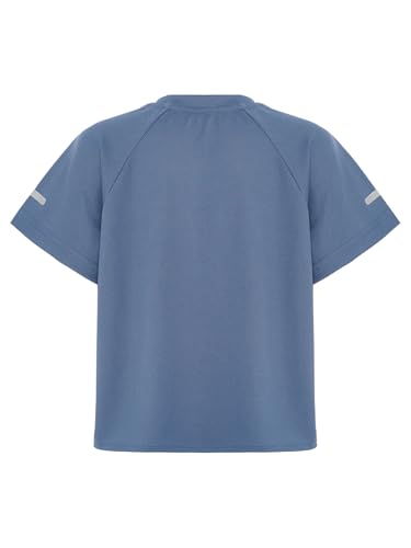 easyforever Kids Boys Girls Quick-Dry Sports Shirt Moisture-Wicking Breathable Athletic Top for Running Training Exercise4