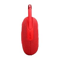 JBL Clip 5 - Rot – Tragbare Bluetooth-Lautsprecher-Box mit JBL Pro Sound, tiefem Bass und Playtime-Boost-Funktion – Wasserfest und staubfest – 12 h Laufzeit – Ansicht 3