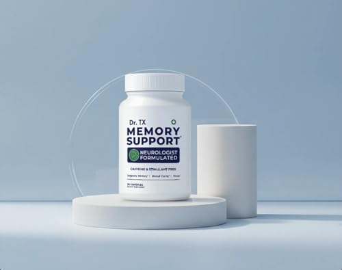 Dr. TX Memory Support – Neurologist-Formulated Brain Supplement for Memory, Recall & Mental Clarity – Cognitive Health Support for Adults & Seniors – Caffeine-Free, 30 Vegetable Capsules — view 3