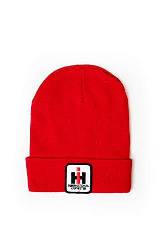 J&D Productions International Harvester Knit Beanie Hat, Red