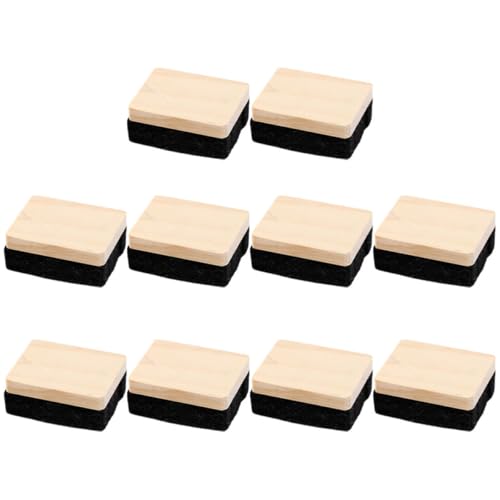 Effaceurs tableau bois feutre nettoyage sans poussière écoles bureaux lot de 10