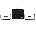 Men's or Women's Travel Gear Hanging Toiletry Organizer Bag Packs Flat & Holds Tons