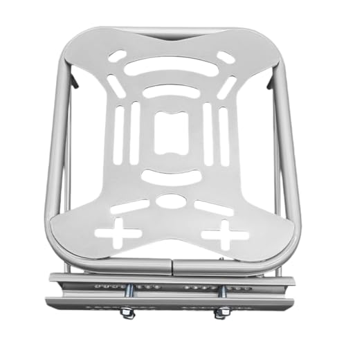 Porte-bagages pour moto et vélo électrique arrière robuste en métal blanc étagère support