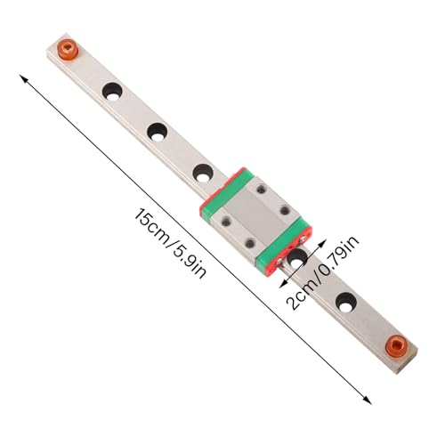 Mini Linearführung LML9B Miniatur Linearschiene 9mm Breite + Slide Block Lineare Schienenführung(150mm)