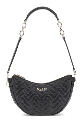 Sac épaule noir GUESS Melisandra sécurisé pour organiser vos affaires