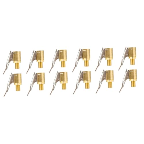 VANZACK 3sets Open End Air Chuck Quick Clip Design Air Inflator Chuck for Car Tires Made for Superior Reliability 4pcs*3