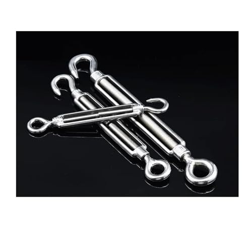 1PCS Tensor de Acero Inoxidable 304 de Tipo Gancho y Ojal Tamaño M8 miniatura 5