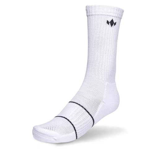 Diadem Sports Performance Crew Socks | Cushioned Athletic Unisex Socks - Moisture-Wicking, Breathable, Supportive Arch Band