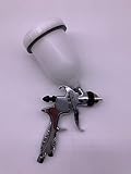 pistola para pintar cevik Marca: cevik Cevik CA-1856/3 - Pistola de pintar acero/aluminio profesional 600 cc. con depósito superior de nylon. Abanico 180-250 mm.