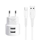 【Sécurité Et Durabilité】Le matériau ABS résistant et thermorésistant garantit une protection complète contre la surcharge, la surchauffe, le surintensité et les courts-circuits durant la charge de ce chargeur double USB, tandis que le câble Type-C assure une transmission de données stable et rapide ainsi qu’une charge régulière et sécurisée pour tous vos appareils électroniques.