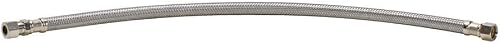 Fluidmaster 3/8 in. Compression x 3/8 in. Dia. x 12 in. L Compression Braided St