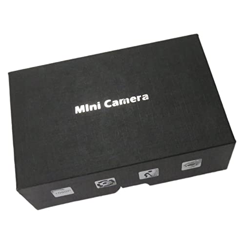 Mini Body Camera Video Recorder with Ultra-Mini Body 90 Degree Rotating Camera and Wide-Angle Lens, Small Security Camera for Home and Office