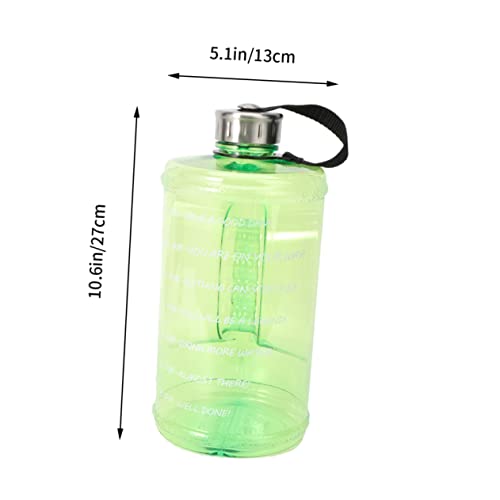 INOOMP Garrafas De Água De Tempo Garrafa De Água De Fitness Garrafas De Água Esportivas Armazenament