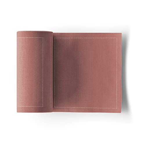 MY DRAP Basics Cotton Cocktail Napkin, Dusty Pink, 50 Units per roll