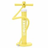 Sup Pumpe Doppelhub - HUIIKE | Pumpe Stand Up Paddle 15 PSI, Luftpumpe Sup Handpumpe Stabil | Handpumpe Manuell für Stand Up Paddling Board Zubehör Gadgets | Luftpumpe für Standup Paddle mit Manometer