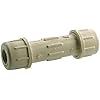 B & K 160-105 SCH 40 Double Seal PVC Pressure Compression Coupling, 1