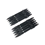 HUAAO 10pcs 440C Stainless Steel Darts for Dartboard