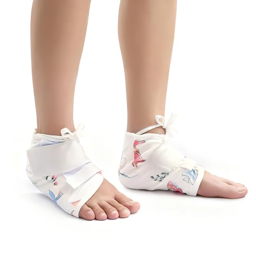 Cotton Moisturizing Socks Sleeves for Dry Cracked Feet, Castor Oil Wrap Packs for Heel Ankle,...