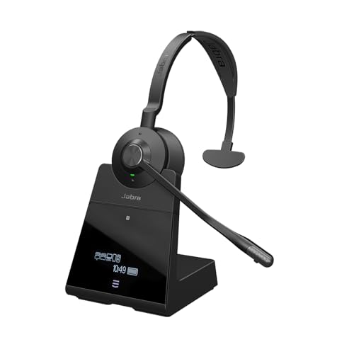 Engage 75 SE Casque Mono avec Coussinet pour Le Casque, Base, Alimentation électrique, câble USB-C vers USB-A de 1,5 m, câble de téléphone de Bureau,...