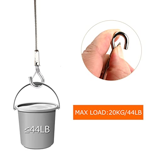 Image of Picture Hanging Wire Stainless Steel with Adjustable Hook