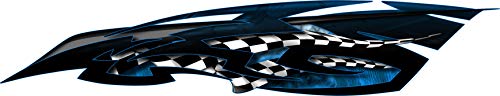 Golf Cart Street Race Checked Flag Tribal Graphic Decal Set