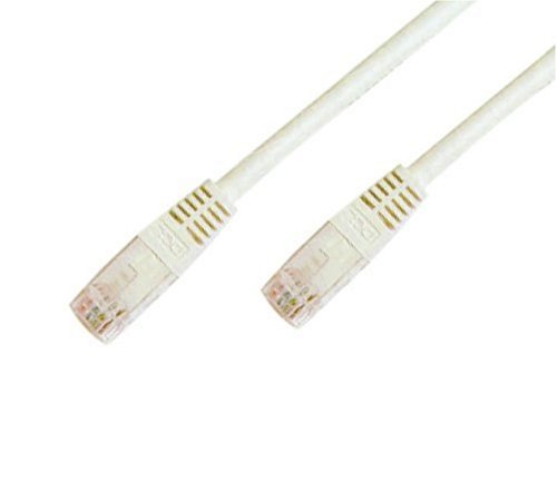 PLANEX Enhanced Category 5 LAN Cable (White) 3.3 ft (1 m) UTP-01-5EW