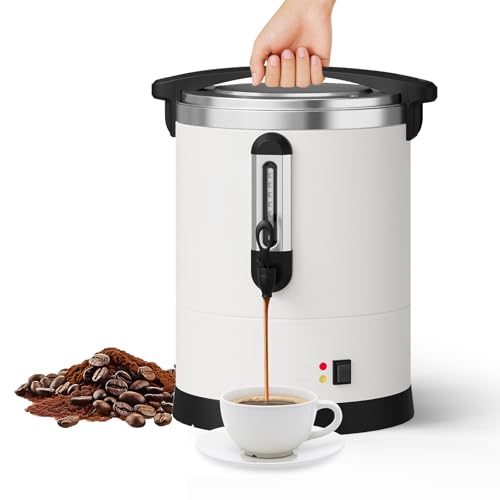 Urna de café de acero inoxidable pulido para bufet comercial 2