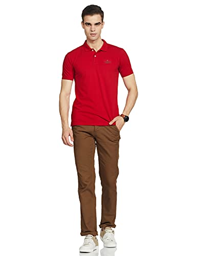 Image of Peter England Men's Slim Fit Polo Shirt