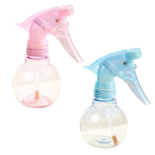EXCEART Botellas de Spray de Plástico Azul 150ml para Cabello y Jardín, Diseño Curvado Portátil y Fácil de Usar, Paquete de 2 Piezas