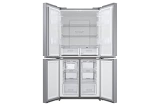 Samsung Réfrigérateur quatre portes Slim RF48A400EM9/EF, Total No Frost, Twin Cooling Plus, Moteur Digital Inverter Garanti 20 Ans, 488 L, LxAxP: 83,3 x 179,3 x 74 cm, Inox