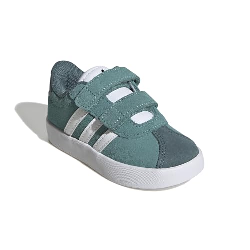 Image of adidas Boys Vl Court 3.0 Slip On Sneakers Shoes Casual - Pink, White