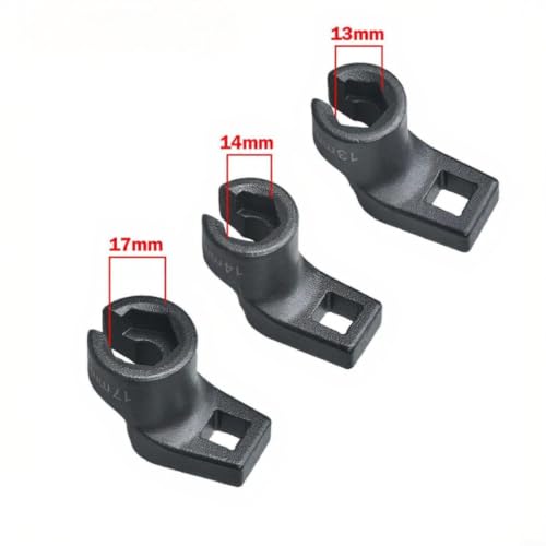Juego de casquillos de sensor de escape magnéticos con ranuras de 13 a 17 mm 6