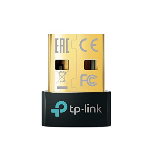 TP-Link USB Bluetooth Adapter for PC, Bluetooth 5.3 Dongle Receiver (UB500) - Plug and Play, Nano Design, EDR & BLE, Supports Windows 11/10/8.1/7 for Wireless Keyboard Mouse Headphone Speaker by TP-Link - Used condition - CA$7.99