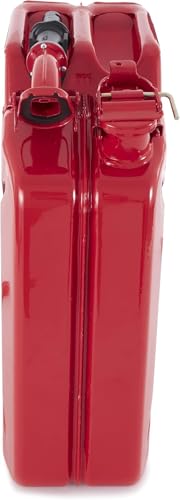 Wavian 5.3 Gallon 20 Liter Authentic CARB Fuel Jerry Can w/Spout, Wavian USA Authentic NATO Jerry Can and Spout System - Rust-Proof, Red, 5 Gallon Gas Cans for Gasoline, Pack of 2 - Thumbnail 7