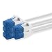 Produktbild 1aTTack.de 660127 Cat6 Cat.6 Kabel Cat Netzwerkkabel 2m - Patchkabel Slim Kabel (Kleiner Durchmesser - sehr flexibel) 1000 Mbit/s - 5 Stück - weiß