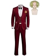 Amazon.com: COSTHAT Women Girls Lydia Deetz Costume Halloween Beetle Bride  Red Wedding Dress Outfits : Clothing, Shoes & Jewelry