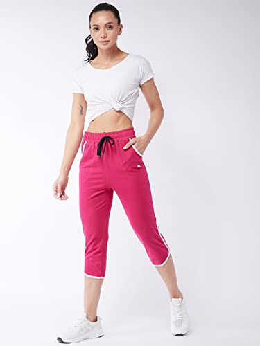 Image of Modeve Women Striped Cotton Blend Capri
