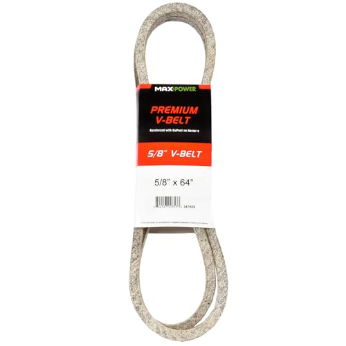 Maxpower 347609 Premium Belt Reinforced with Kevlar Fiber Cords, 5/8" x 64"