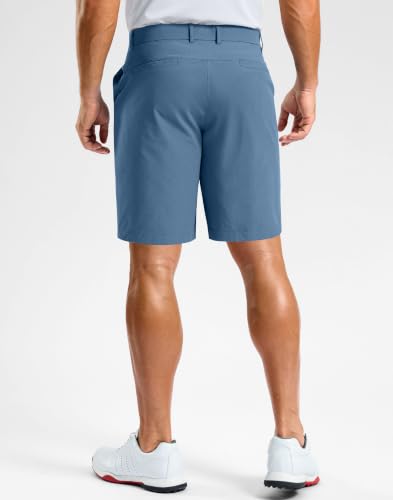Image of Soothfeel Men's Casual Shorts 5 /7 /9 Inch Golf Dress Shorts for Men Flat Front Work Lightweight Quick Dry with 4 Pockets