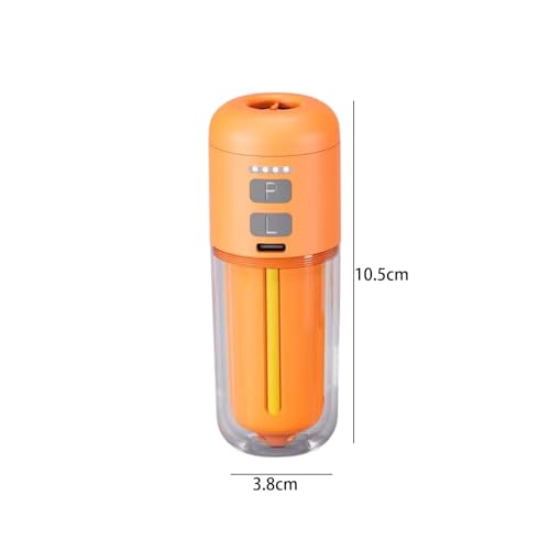 Soplador de aire compacto recargable portátil con linterna para viajes 6