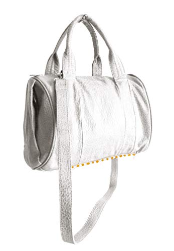 GFM Fashion Bolso de asas para mujer blanco blanco mediano