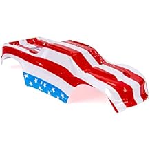 Custom Body USA Flag Style Compatible for V1 Traxxas Maxx 1/10 4X4 4WD Truck Shell CoverTruck not Included MX-F-01