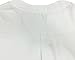 Face N Face Women's Summer V Neck Solid Loose Casual Cuffed Long Sleeve Blouses Medium White