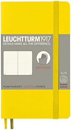 Leuchtturm1917 (310337 Notebook Medium (A5) Softcover, 123 numbered pages, squared, black